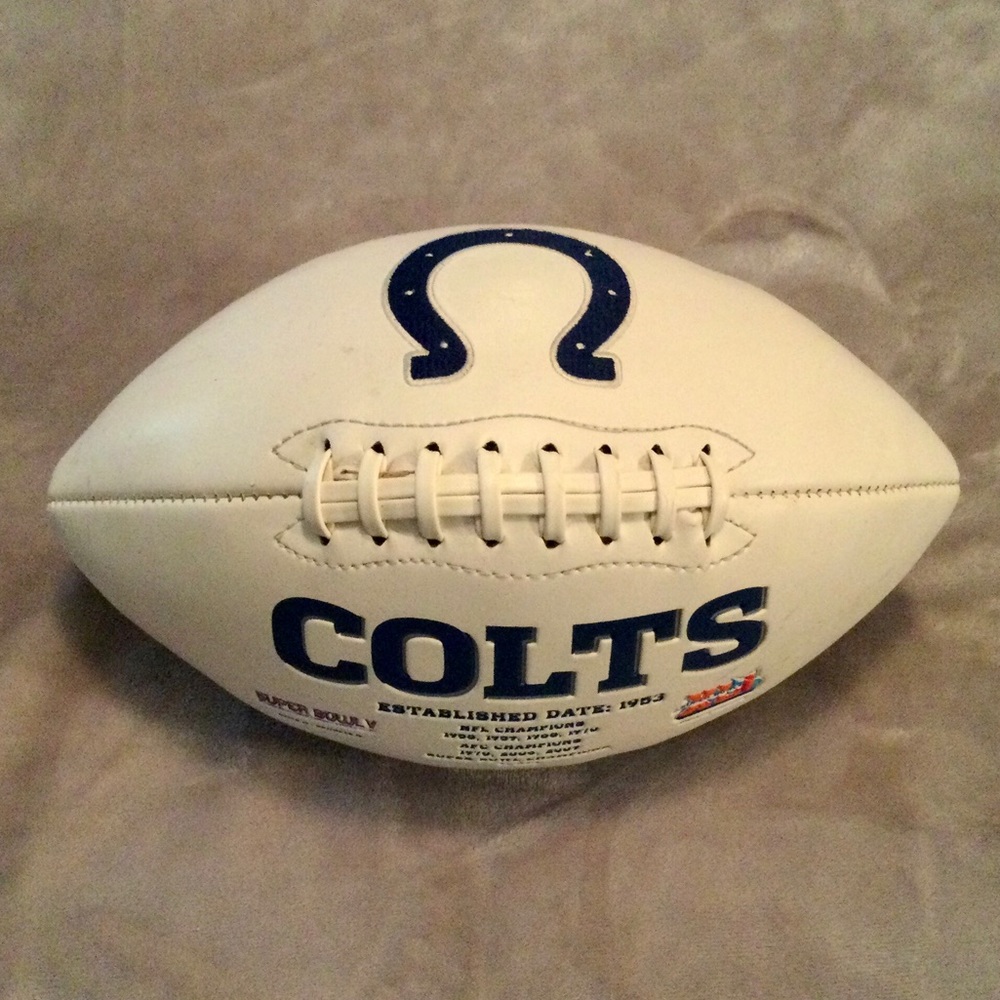 COLTS COMMISSION COMMEMORATIVE FOOTBALL